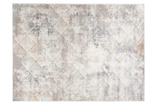 Vloerkleed Valley Grijs Beige Geometrisch Vierkant