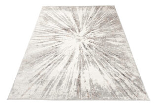 Vloerkleed Valley Grijs Beige Abstract Glas