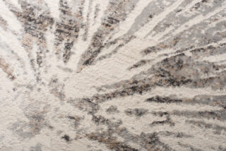 Vloerkleed Valley Grijs Beige Abstract Glas