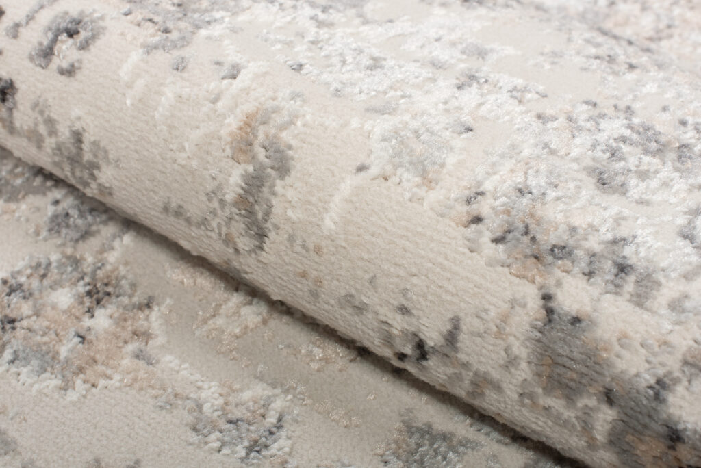 Vloerkleed Valley Grijs Beige Ornamenten Frame