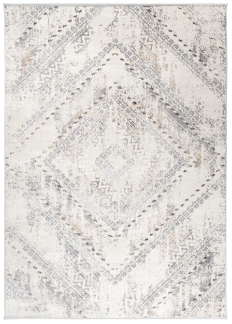 Vloerkleed Valley Grijs Vintage Ethno Diamant