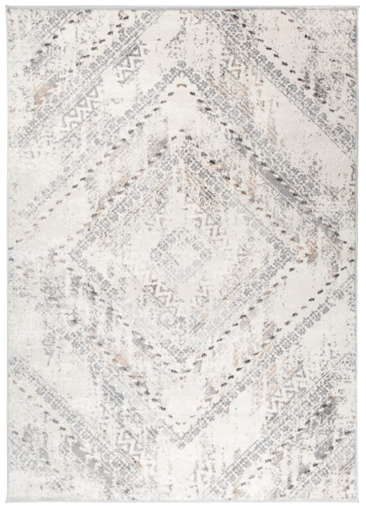 Vloerkleed Valley Grijs Vintage Ethno Diamant