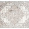 Vloerkleed Valley Grijs Beige Vintage Gebloemd