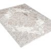 Vloerkleed Valley Grijs Beige Vintage Gebloemd