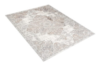 Vloerkleed Valley Grijs Beige Vintage Gebloemd