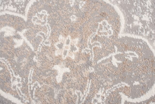 Vloerkleed Valley Grijs Beige Vintage Gebloemd