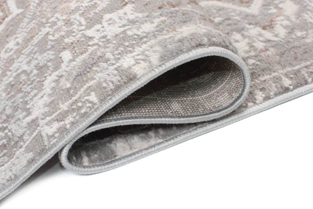 Vloerkleed Valley Grijs Beige Vintage Gebloemd