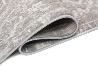Vloerkleed Valley Grijs Beige Vintage Gebloemd
