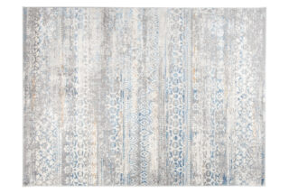 Vloerkleed Valley Grijs Blauw Gebloemd Vintage