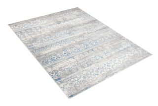 Vloerkleed Valley Grijs Blauw Gebloemd Vintage