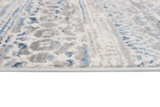 Vloerkleed Valley Grijs Blauw Gebloemd Vintage