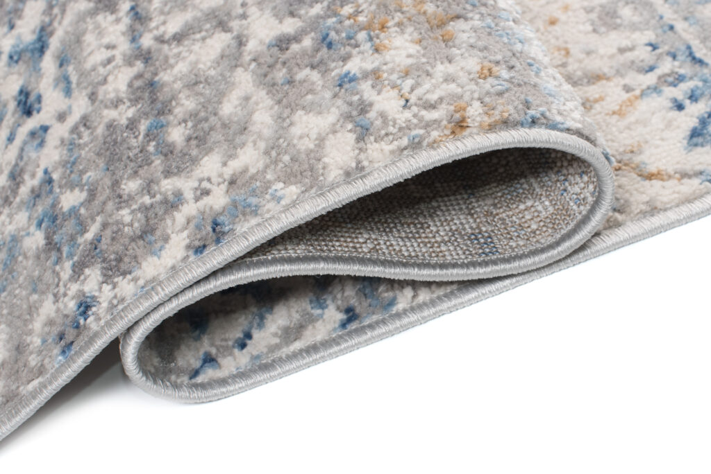 Vloerkleed Valley Grijs Blauw Gebloemd Vintage