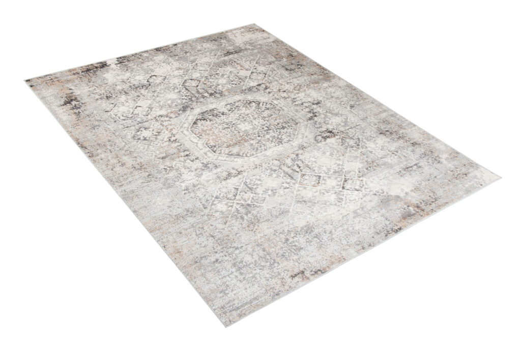 Vloerkleed Valley Grijs Beige Vintage Ornamenten