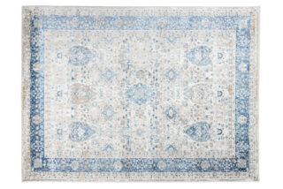 Vloerkleed Valley Grijs Blauw Ornamenten Vintage