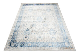 Vloerkleed Valley Grijs Blauw Ornamenten Vintage