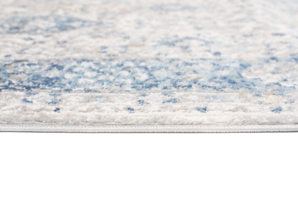 Vloerkleed Valley Grijs Blauw Ornamenten Vintage