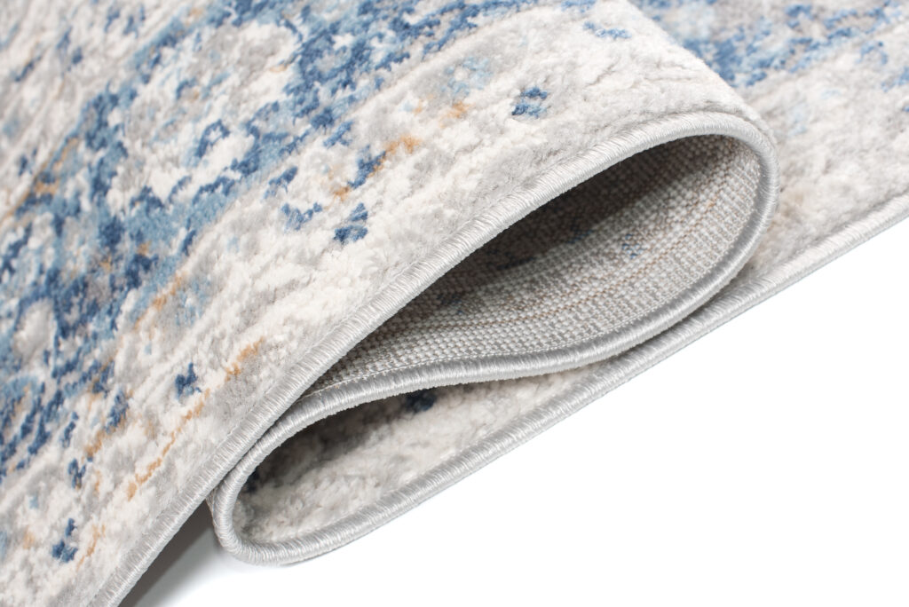 Vloerkleed Valley Grijs Blauw Ornamenten Vintage