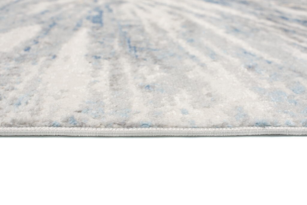 Vloerkleed Valley Grijs Blauw Abstract Glas