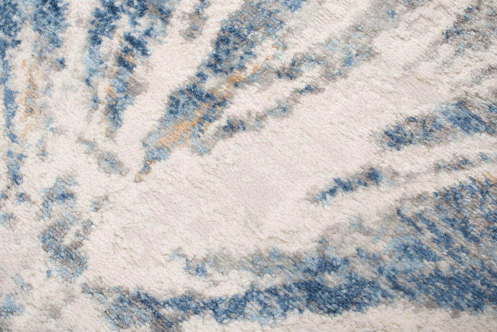 Vloerkleed Valley Grijs Blauw Abstract Glas