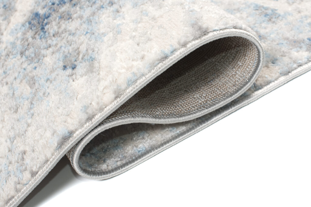 Vloerkleed Valley Grijs Blauw Abstract Glas
