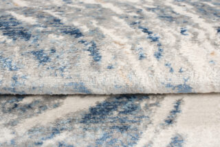 Vloerkleed Valley Grijs Blauw Abstract Glas