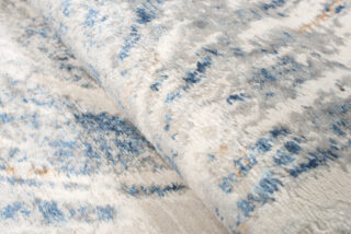 Vloerkleed Valley Grijs Blauw Abstract Glas