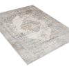 Vloerkleed Valley Grijs Rood Vintage Ornamenten