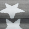 Vloerkleed Luxury Grijs Wit Sterren Kindertapijt