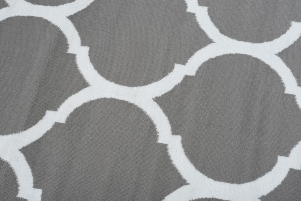 Vloerkleed Luxury Grijs Wit Marokkaanse Trellis