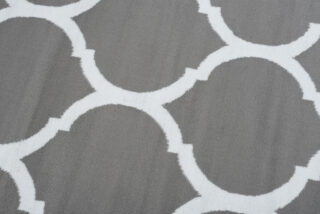 Vloerkleed Luxury Grijs Wit Marokkaanse Trellis