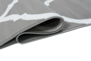 Vloerkleed Luxury Grijs Wit Marokkaanse Trellis