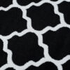 Vloerkleed Luxury Zwart Wit Geometrisch Trellis