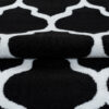 Vloerkleed Luxury Zwart Wit Geometrisch Trellis