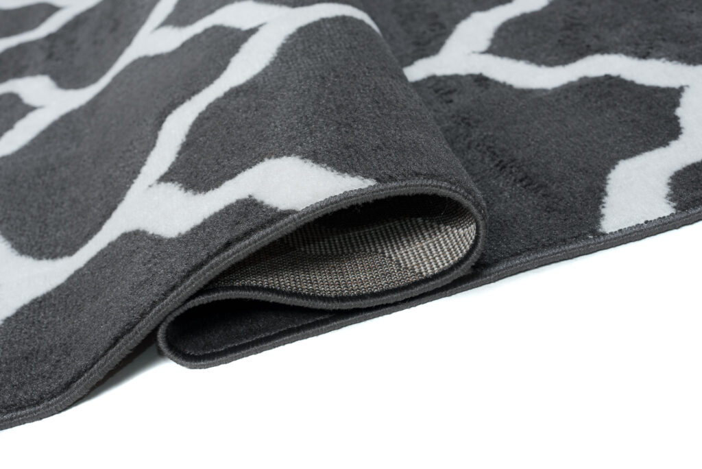 Vloerkleed Luxury Donker Grijs Wit Geometrisch Trellis