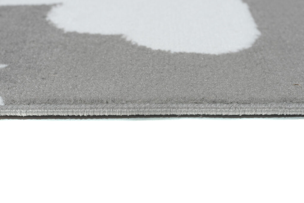 Vloerkleed Luxury Grijs Wit Vlinders Kindertapijt