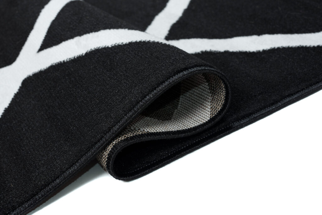 Vloerkleed Luxury Zwart Wit Geometrisch Geruit