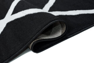 Vloerkleed Luxury Zwart Wit Geometrisch Geruit