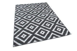 Vloerkleed Luxury Grijs Wit Geometrisch Diamant
