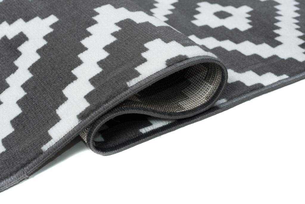Vloerkleed Luxury Grijs Wit Geometrisch Diamant