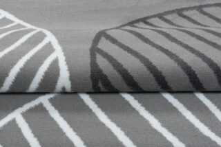 Vloerkleed Luxury Grijs Wit Bladeren Kindertapijt