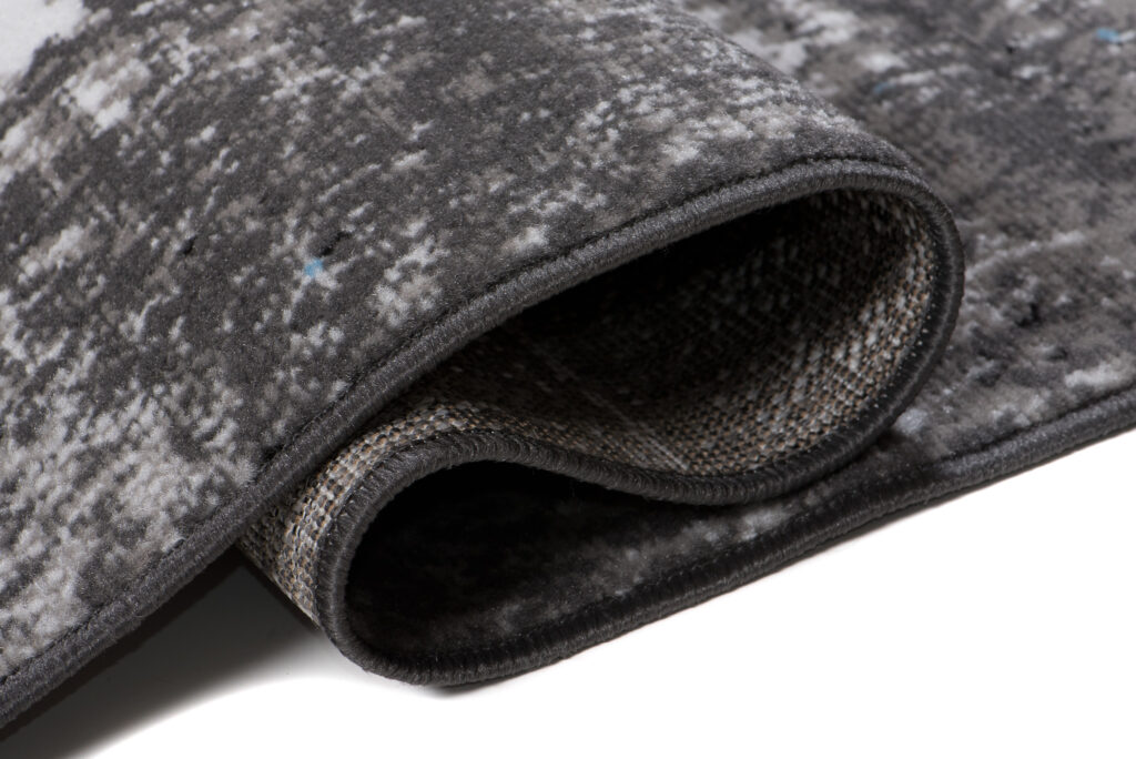 Vloerkleed Maya Grijs Blauw Gewreven