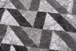 Vloerkleed Maya Grijs Zwart Abstract Zigzag