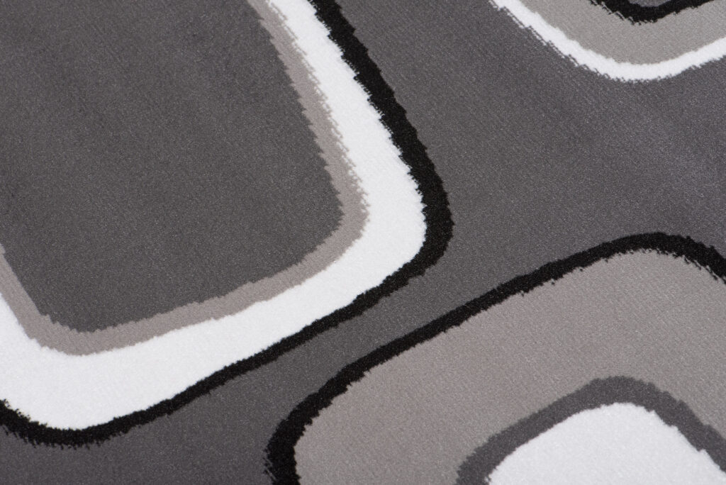 Vloerkleed Maya Grijs Wit Geometrisch