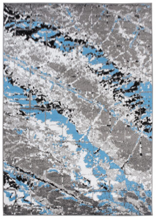 Vloerkleed Maya Grijs Blauw Modern