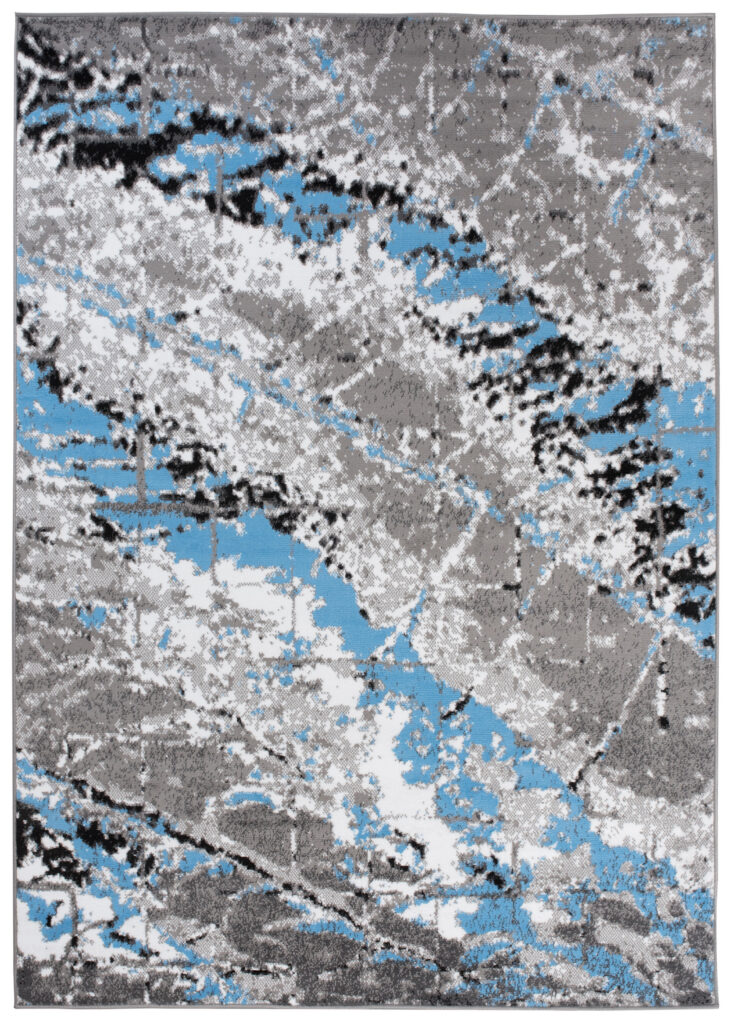 Vloerkleed Maya Grijs Blauw Modern
