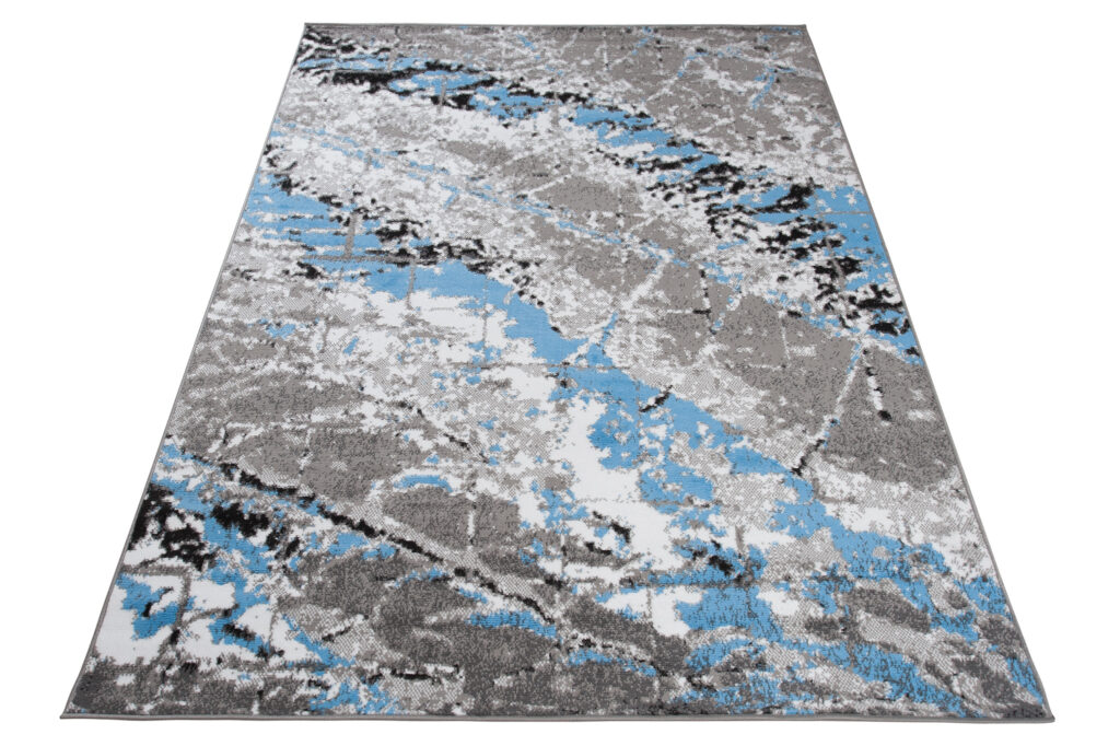 Vloerkleed Maya Grijs Blauw Modern