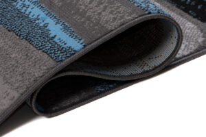 Vloerkleed Maya Blauw Grijs Geometrisch