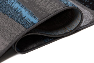 Vloerkleed Maya Blauw Grijs Geometrisch