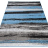 Vloerkleed Maya Grijs Blauw Strepen