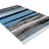 Vloerkleed Maya Grijs Blauw Strepen